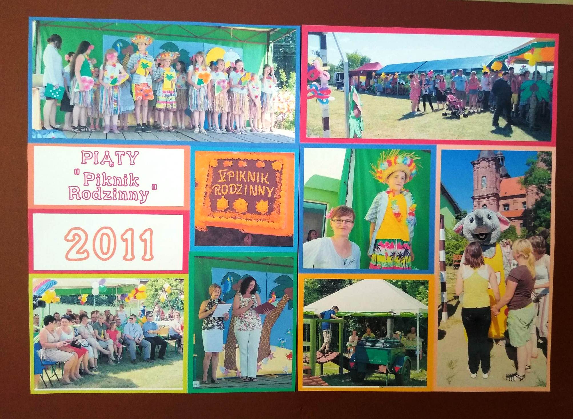 collage zdjęć z pikniku 2011