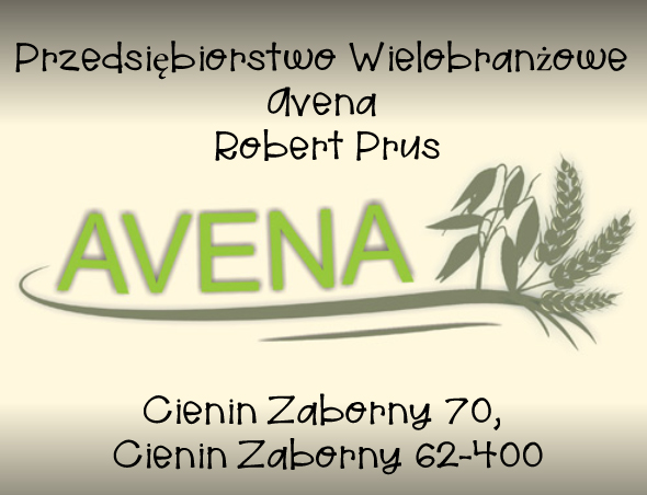 Przedsiębiorstwo Wielobranżowe AVENA Robert Prus 62-400 Cienin Zaborny 70